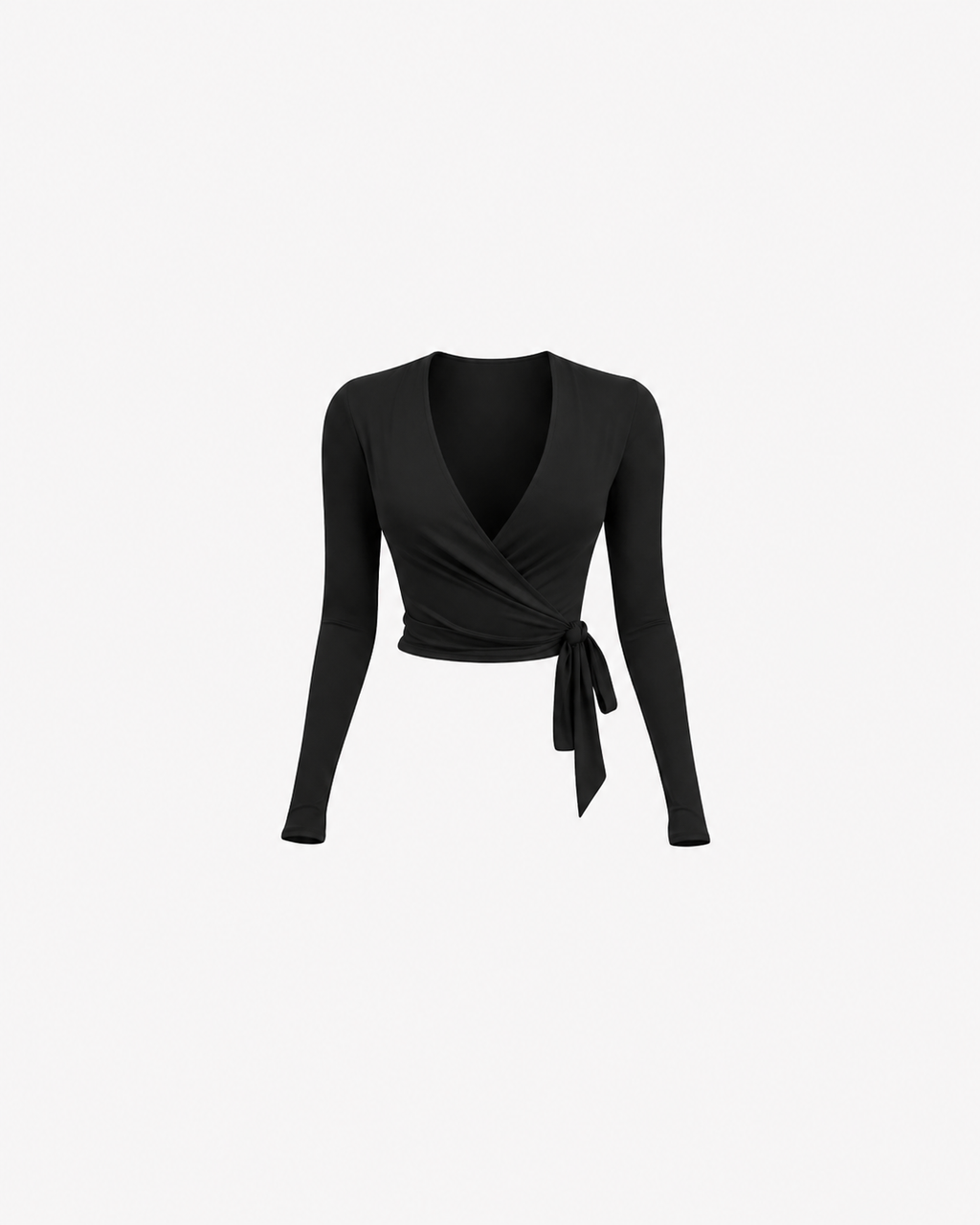Black Wrap Top