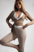 Mocha Wrap Top